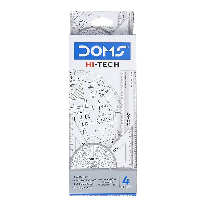 DOMS Hi-Tech Mathematical Drawing Instrument Set