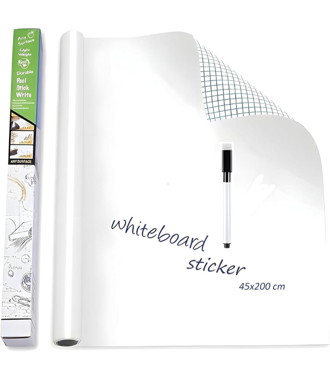Whiteboard Sticker & Marker Combo