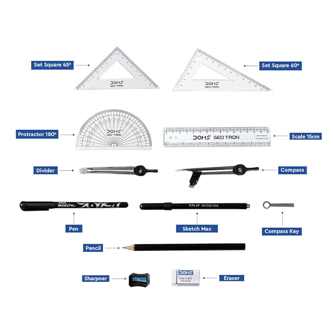 DOMS GEO TRON Mathematical Drawing Instruments