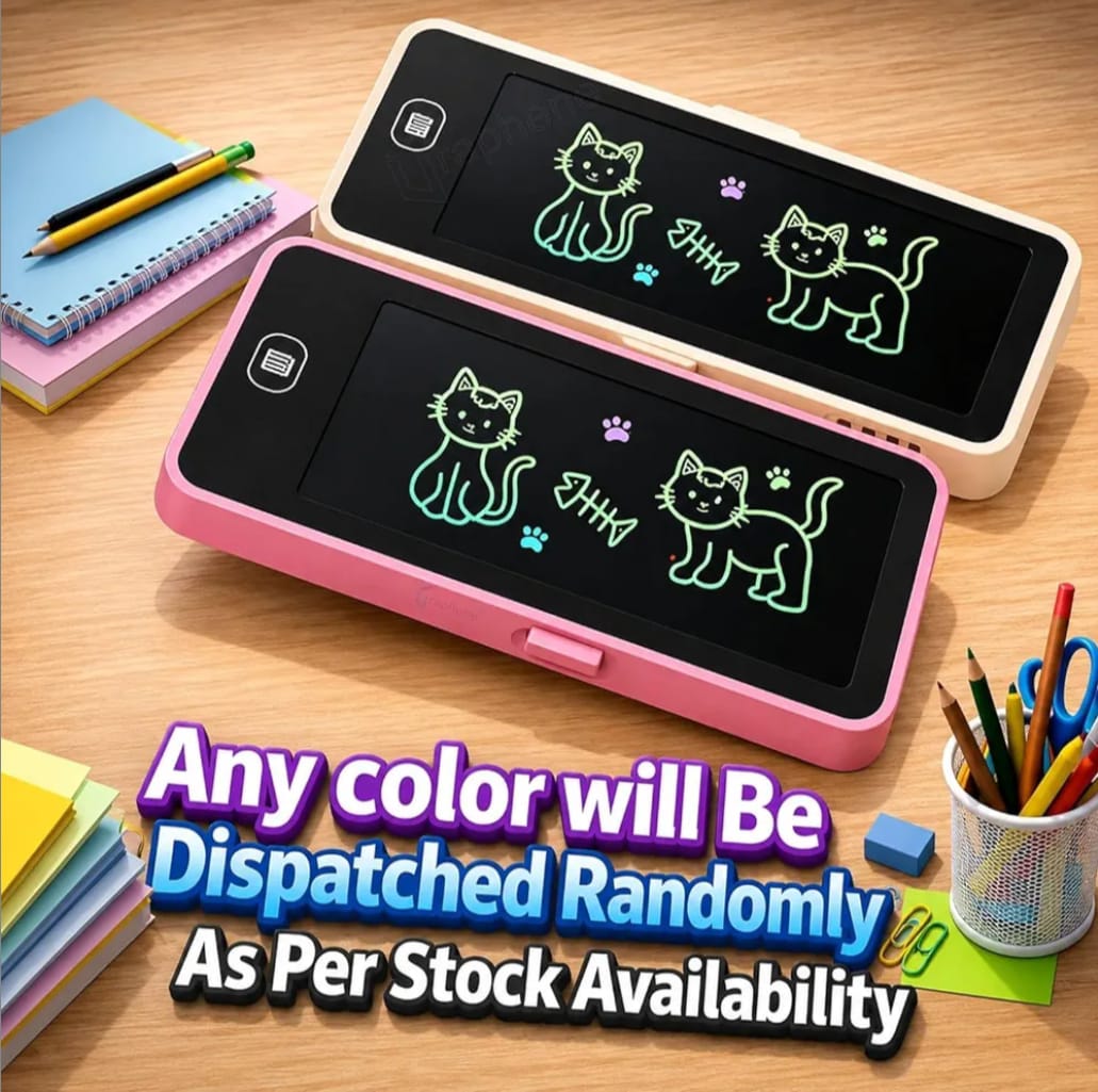 LCD Writing Tablet Pencil Box