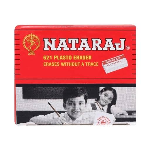 Nataraj 621 Plasto Eraser (Pack of 20)