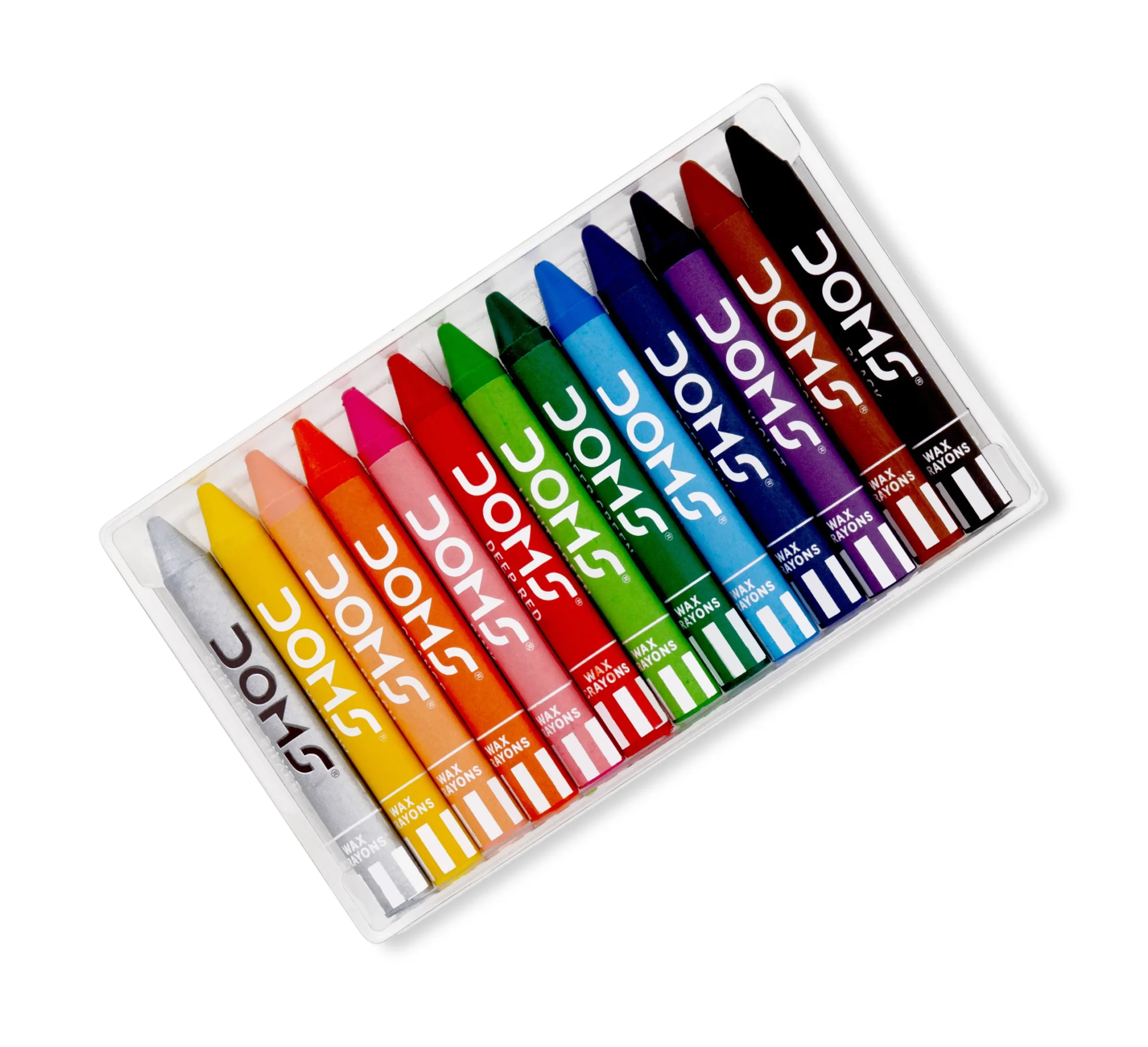 Doms Extra Long Wax Crayons 16+1 Pack