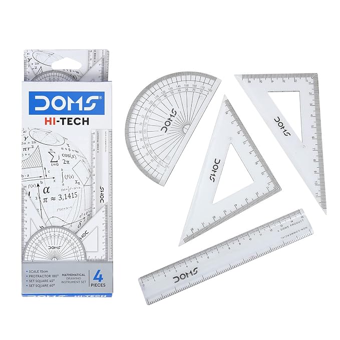 DOMS Hi-Tech Mathematical Drawing Instrument Set