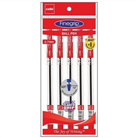 Cello Finegrip Ball Pen (Pack of 5)