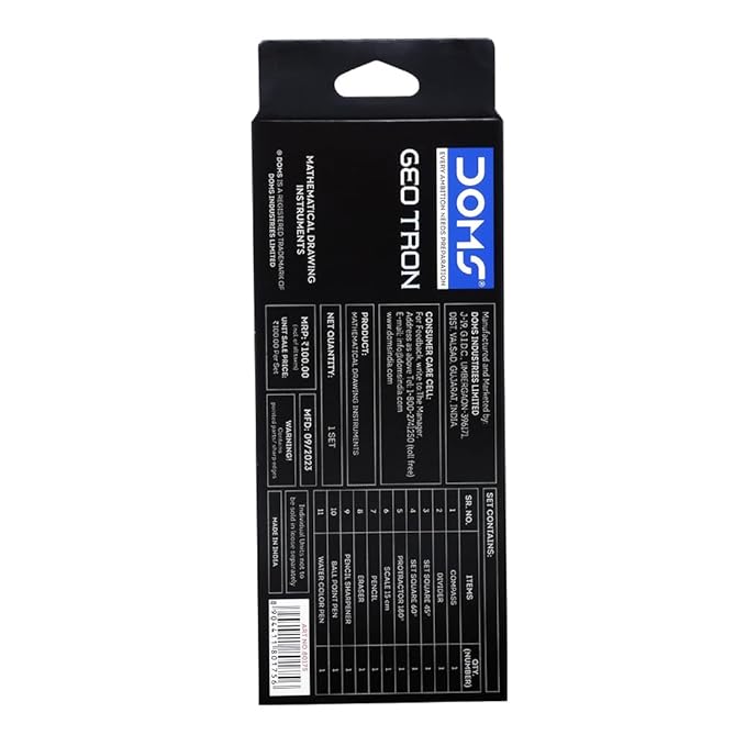 DOMS Geo Tron Mathematical Drawing Set