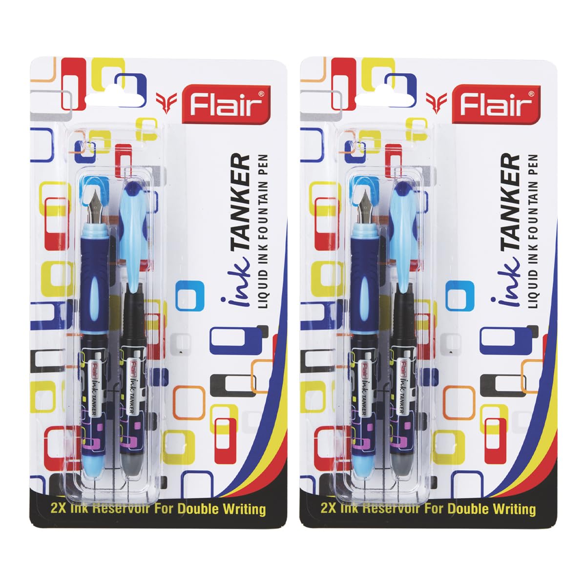 Flair Ink Tanker Fountain Pen Pack