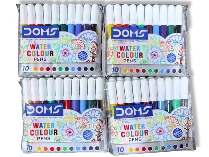 DOMS Water Colour Pens (single)(multy calour)