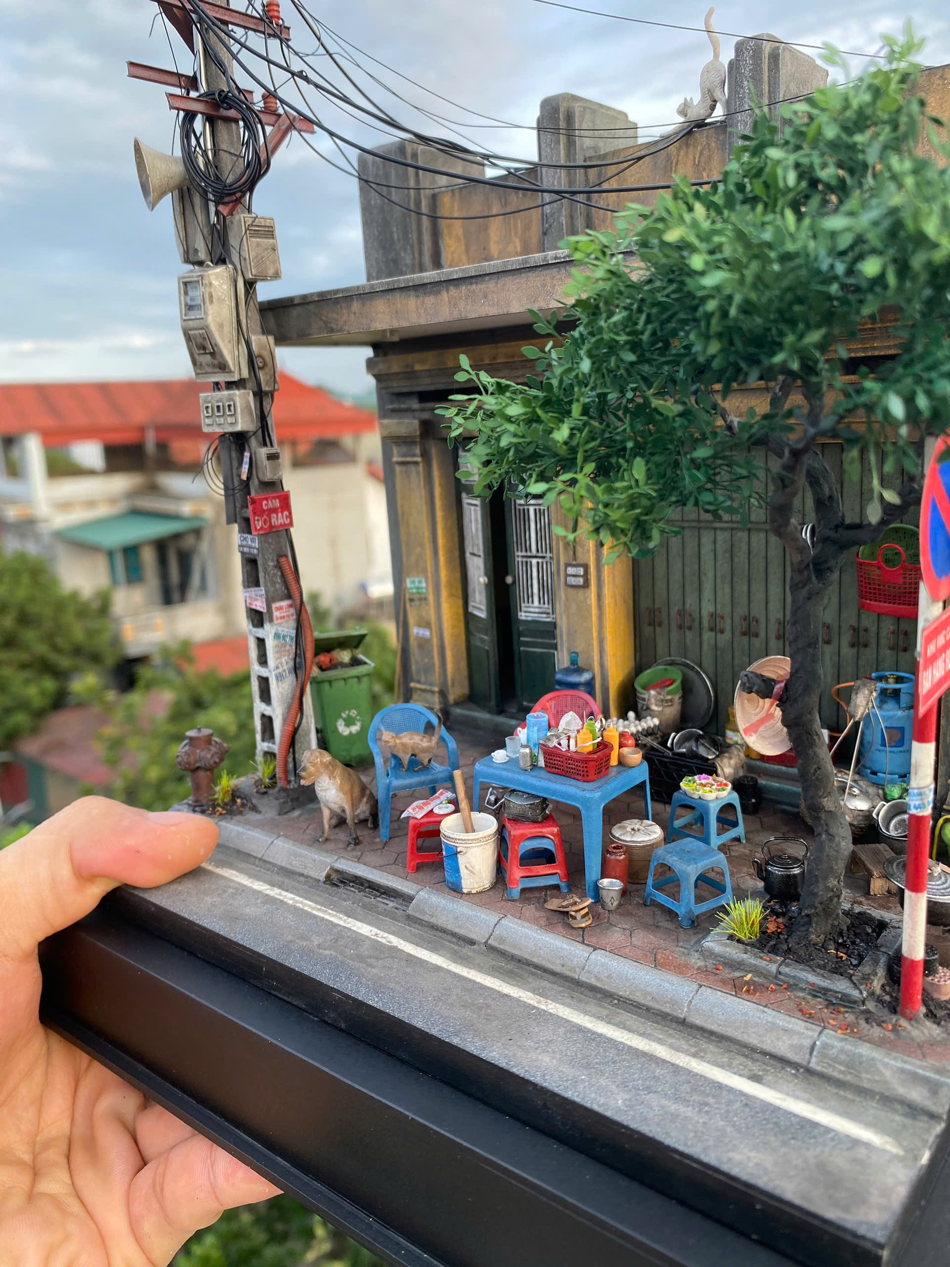 Mô hình Vỉa Hè Hà Nội_Mã VH01