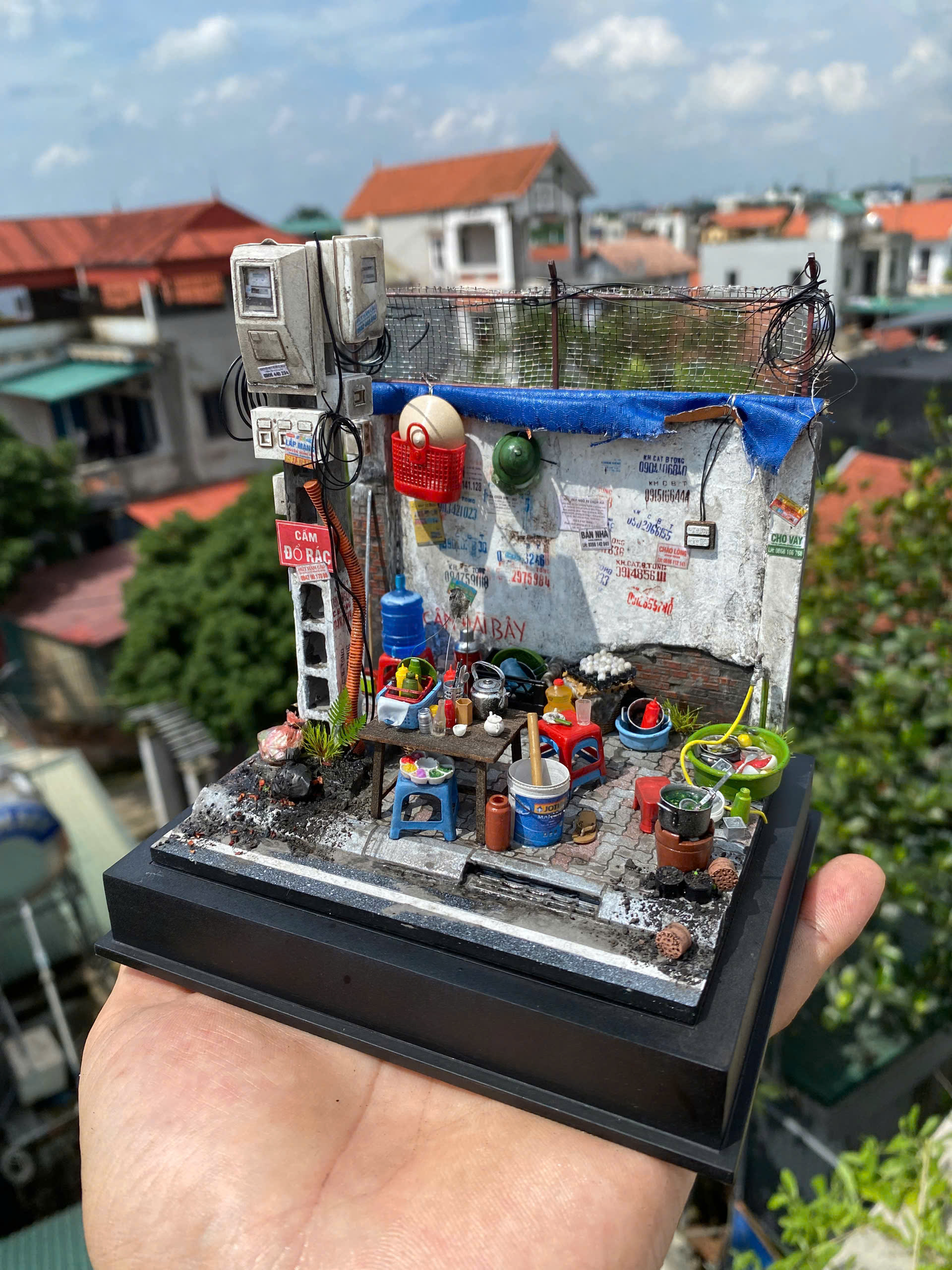 Mô hình Vỉa Hè Hà Nội_Mã VH01B