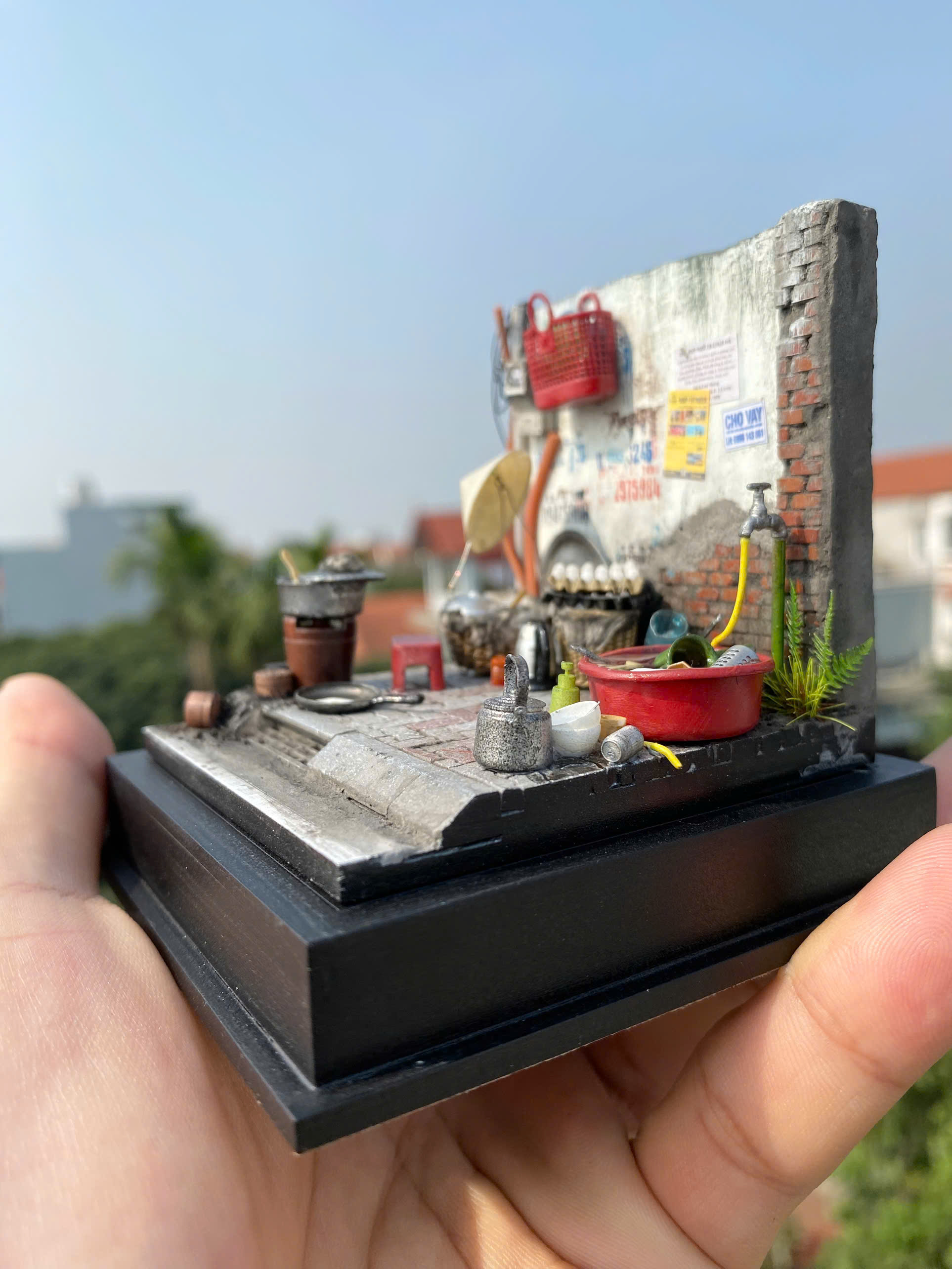 Mô hình Vỉa Hè Hà Nội_Mã VH01C