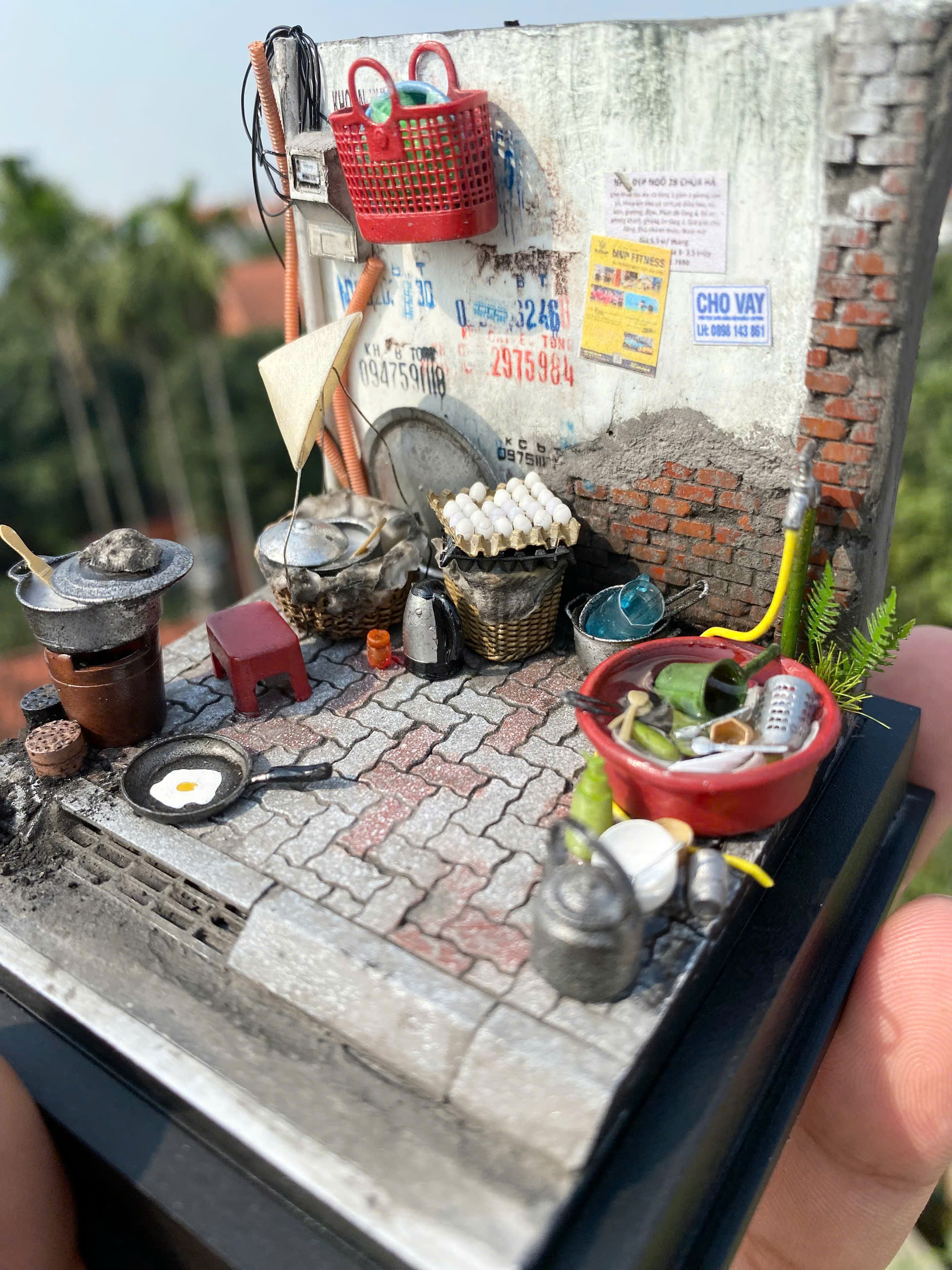 Mô hình Vỉa Hè Hà Nội_Mã VH01C