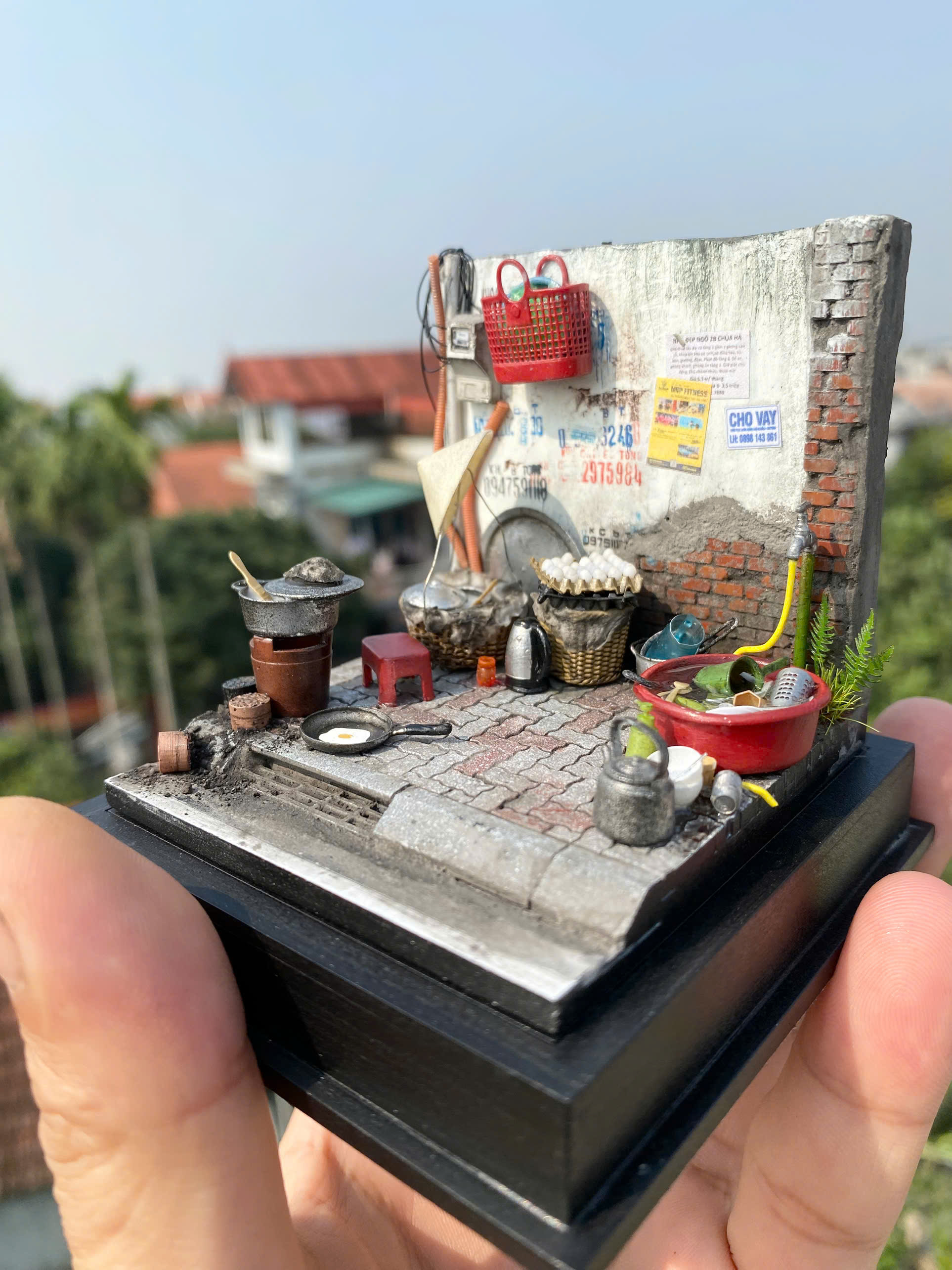 Mô hình Vỉa Hè Hà Nội_Mã VH01C