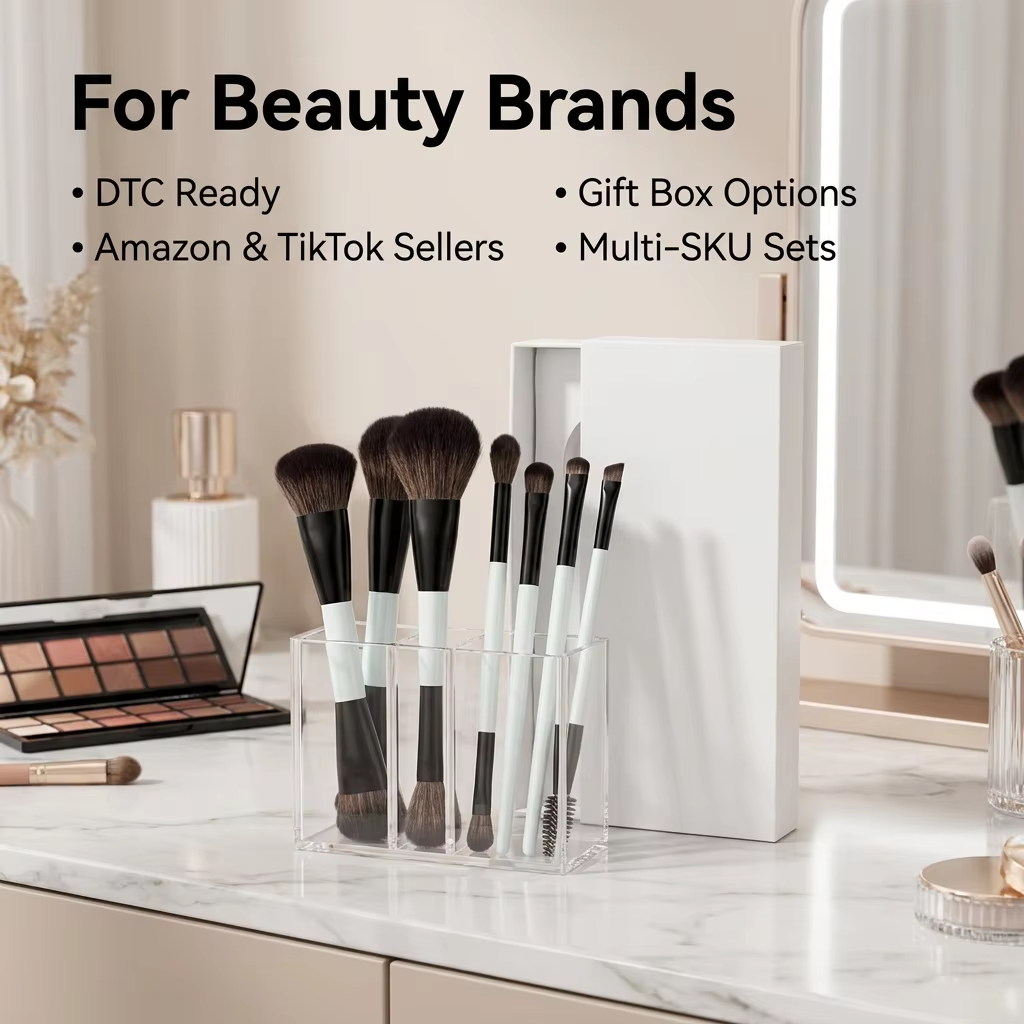 Private Label Cosmetic Brush Factory Bulk Supplier