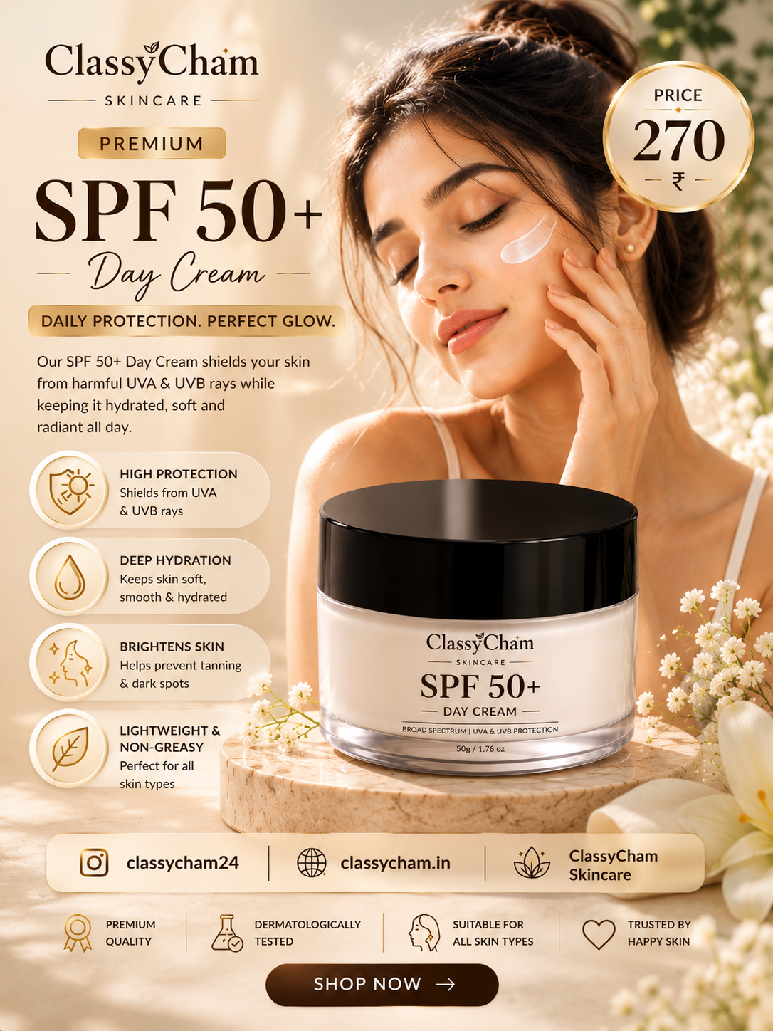 SPF 50+ Day Cream