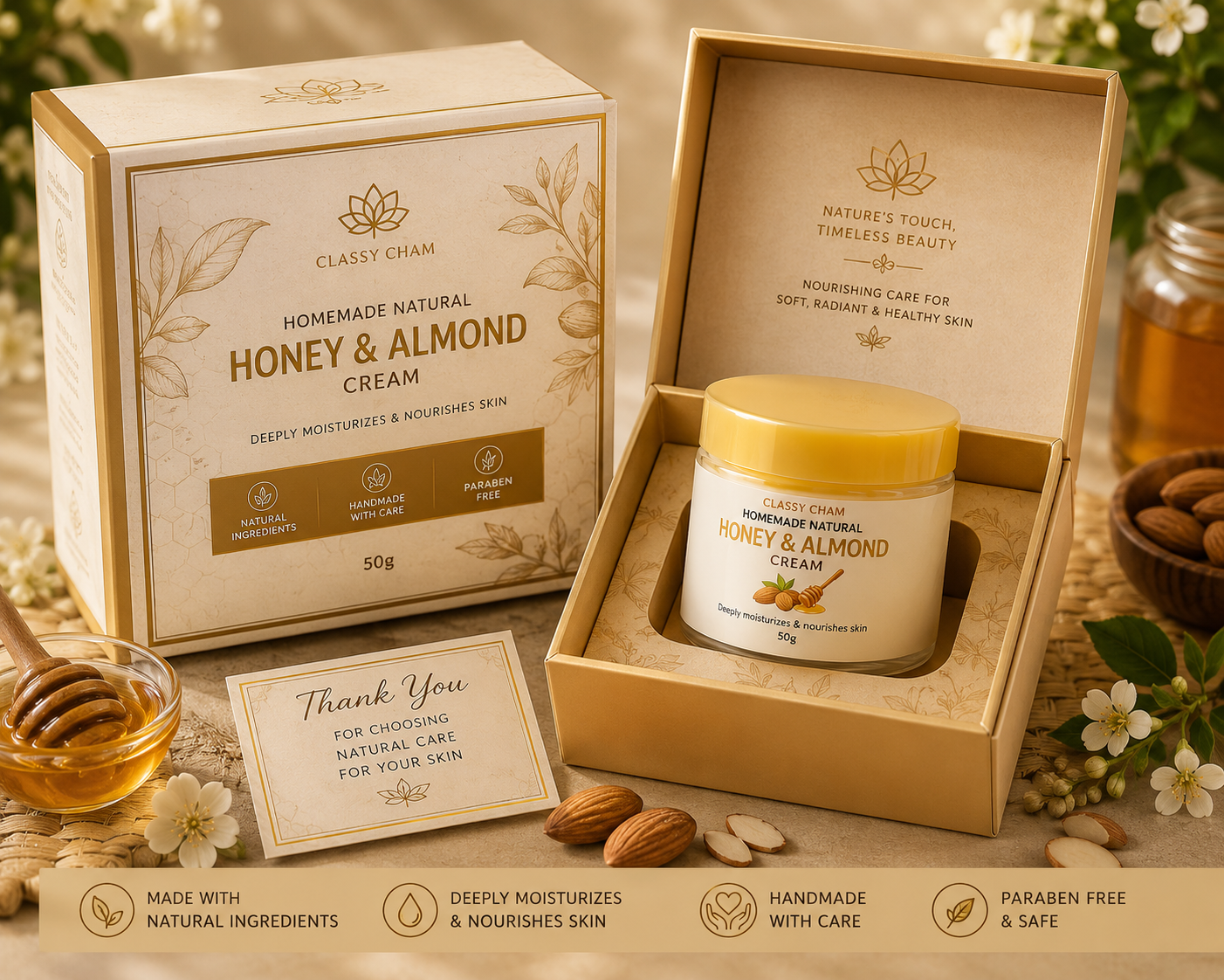 Honey & Almond Cream