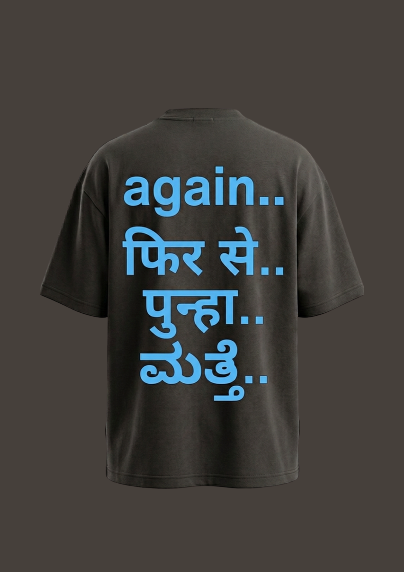 Fred Again.. India Tour Oversized Tee | Multilingual Merch