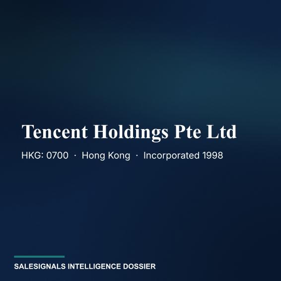 Tencent Holdings Pte Ltd