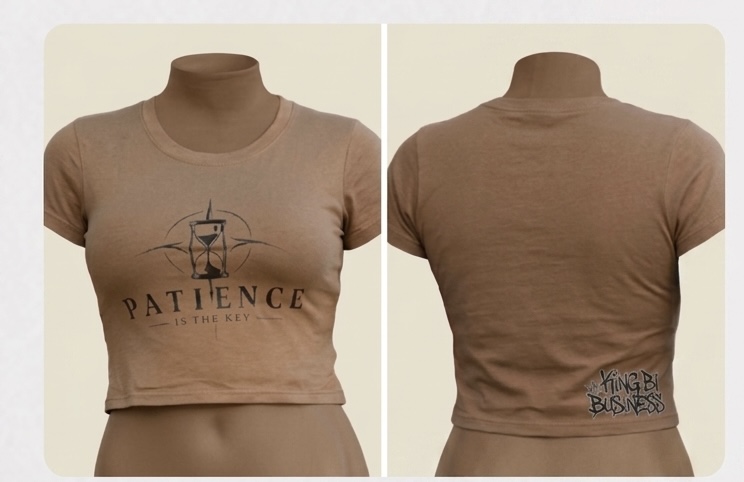 Crop Top "Patience" Beige