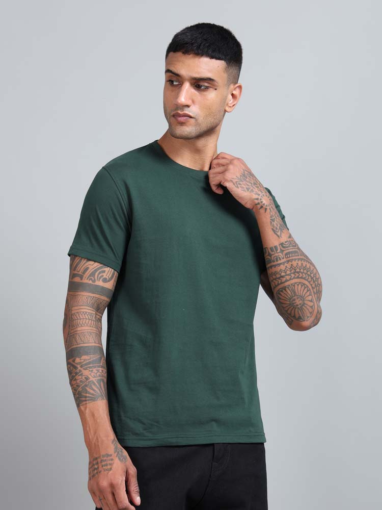 100% Premium Cotton Crew Neck 