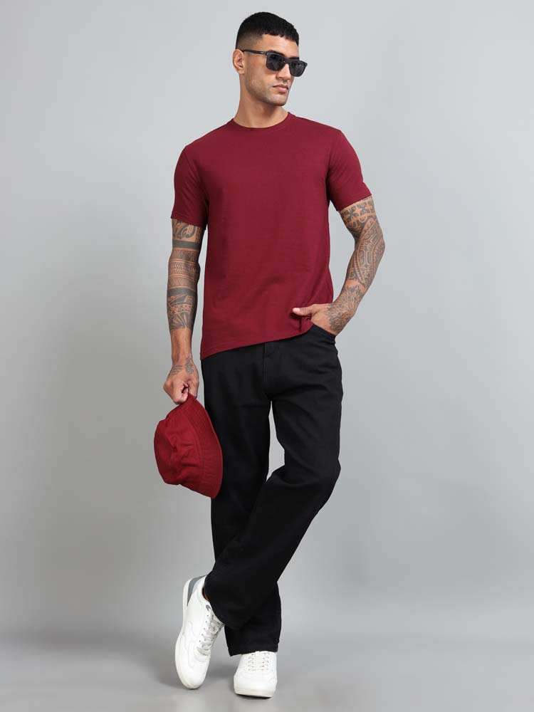 100% Premium Cotton Crew Neck 
