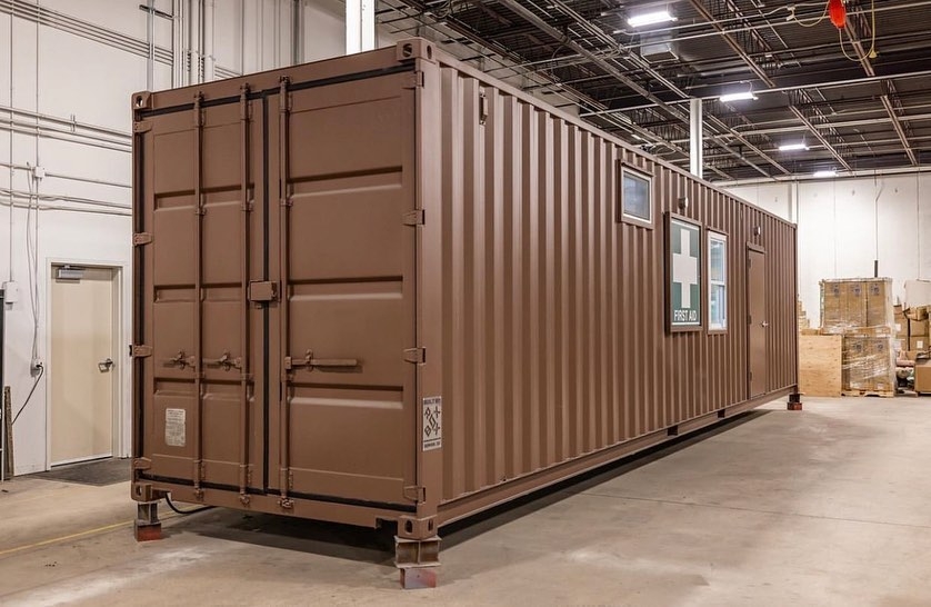 Portable First Aid Office Container
