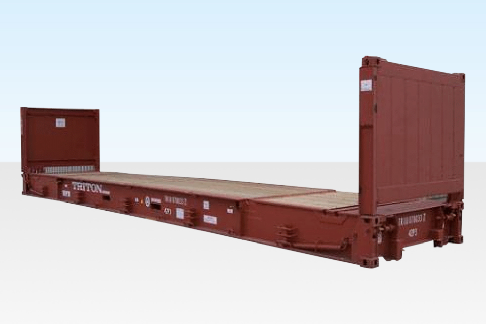 40ft Flat Rack Container