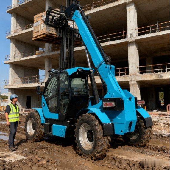 Heavy-Duty Telescopic Forklift