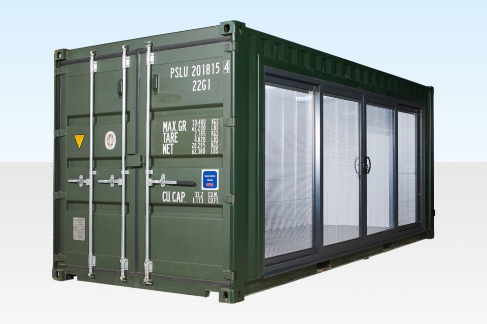 Modified Shipping Container Office