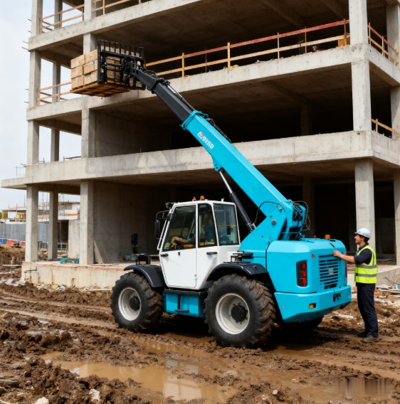 Heavy-Duty Telescopic Forklift