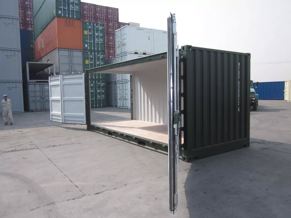 Open Side Shipping Container