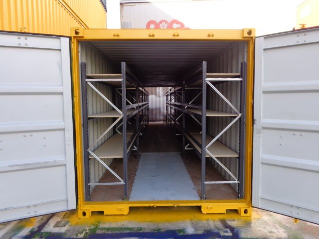 Storage Container with Shelving