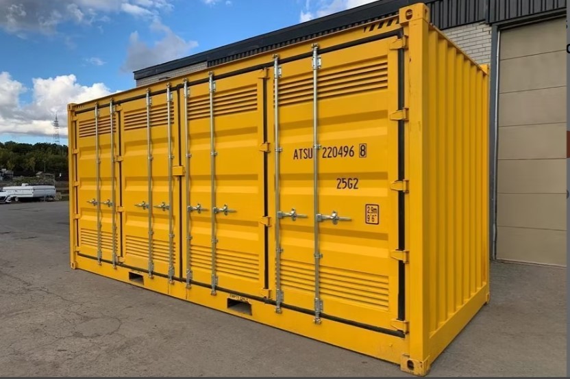 Yellow Shipping Container