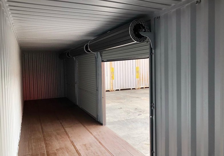 Modified Shipping Container Kiosk