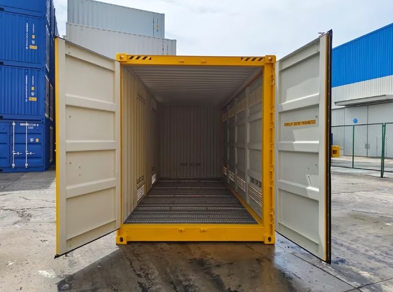 Yellow Shipping Container