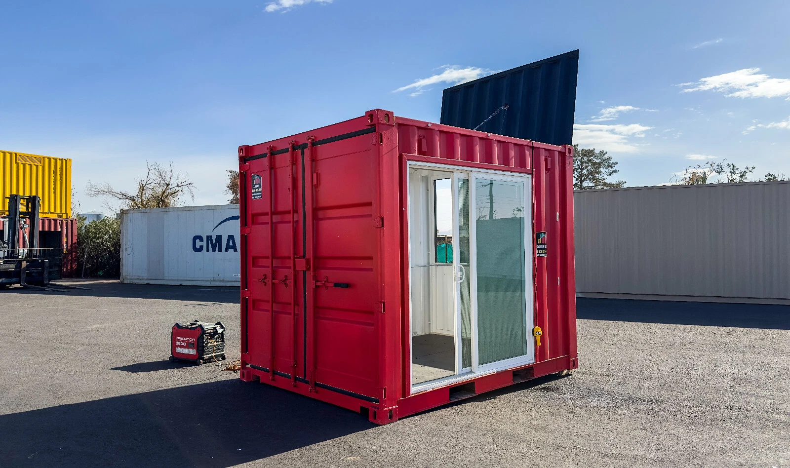 Red Container Office Pod