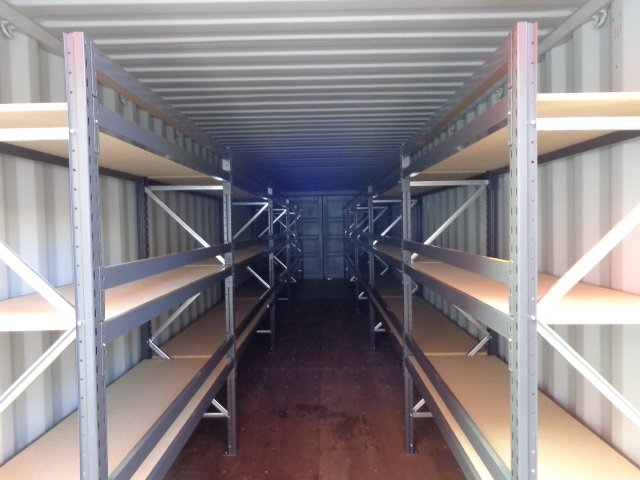Storage Container with Shelving