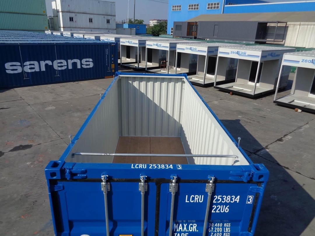 Open Top Steel Bulk Container