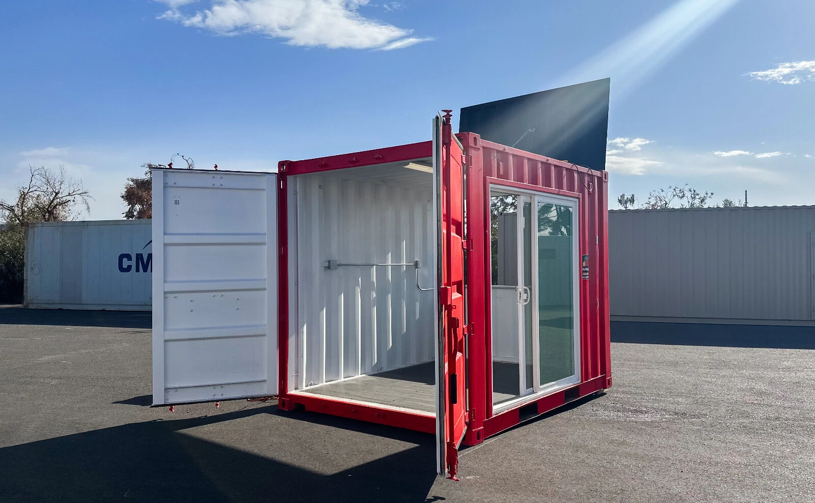 Red Container Office Pod