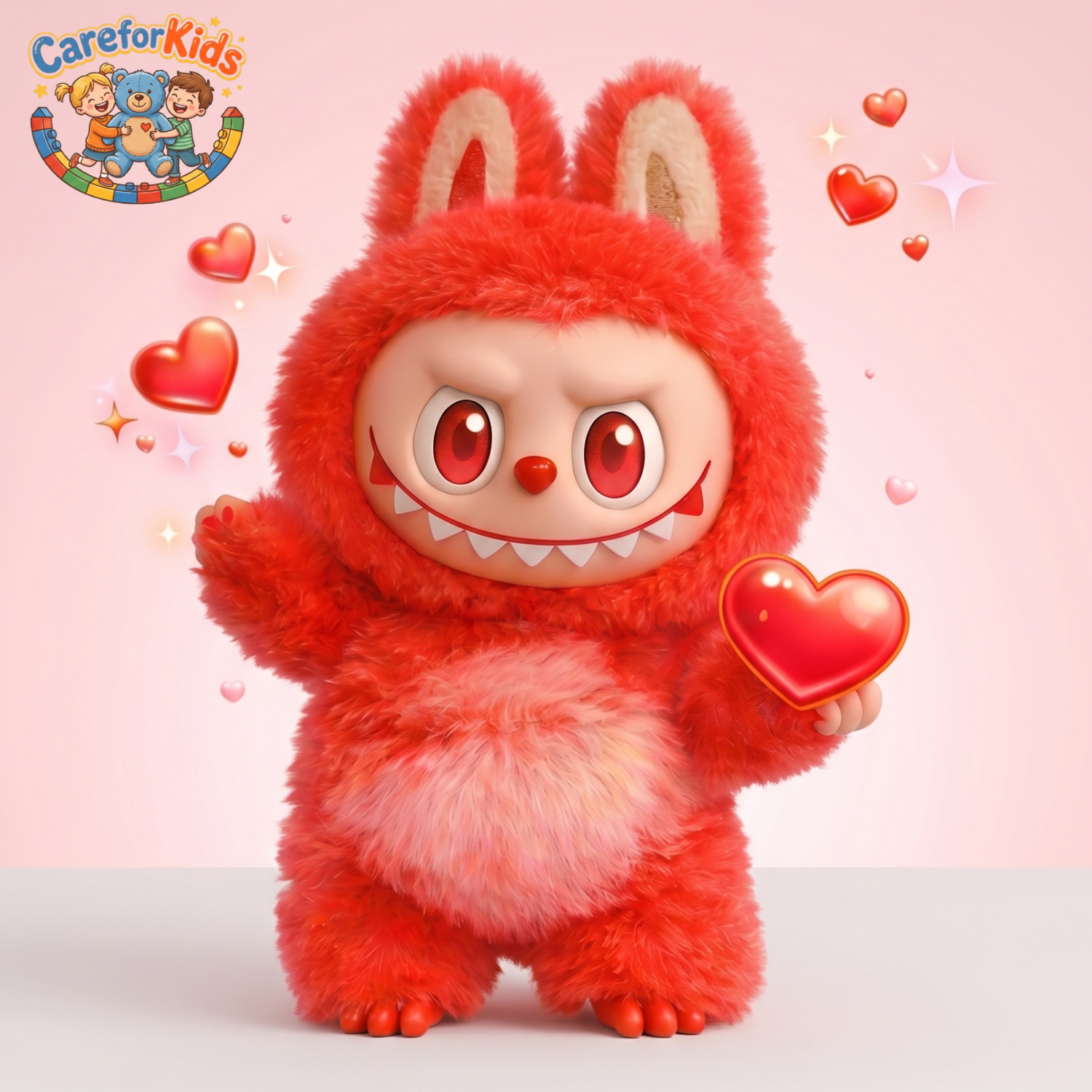 Red Labubu Doll
