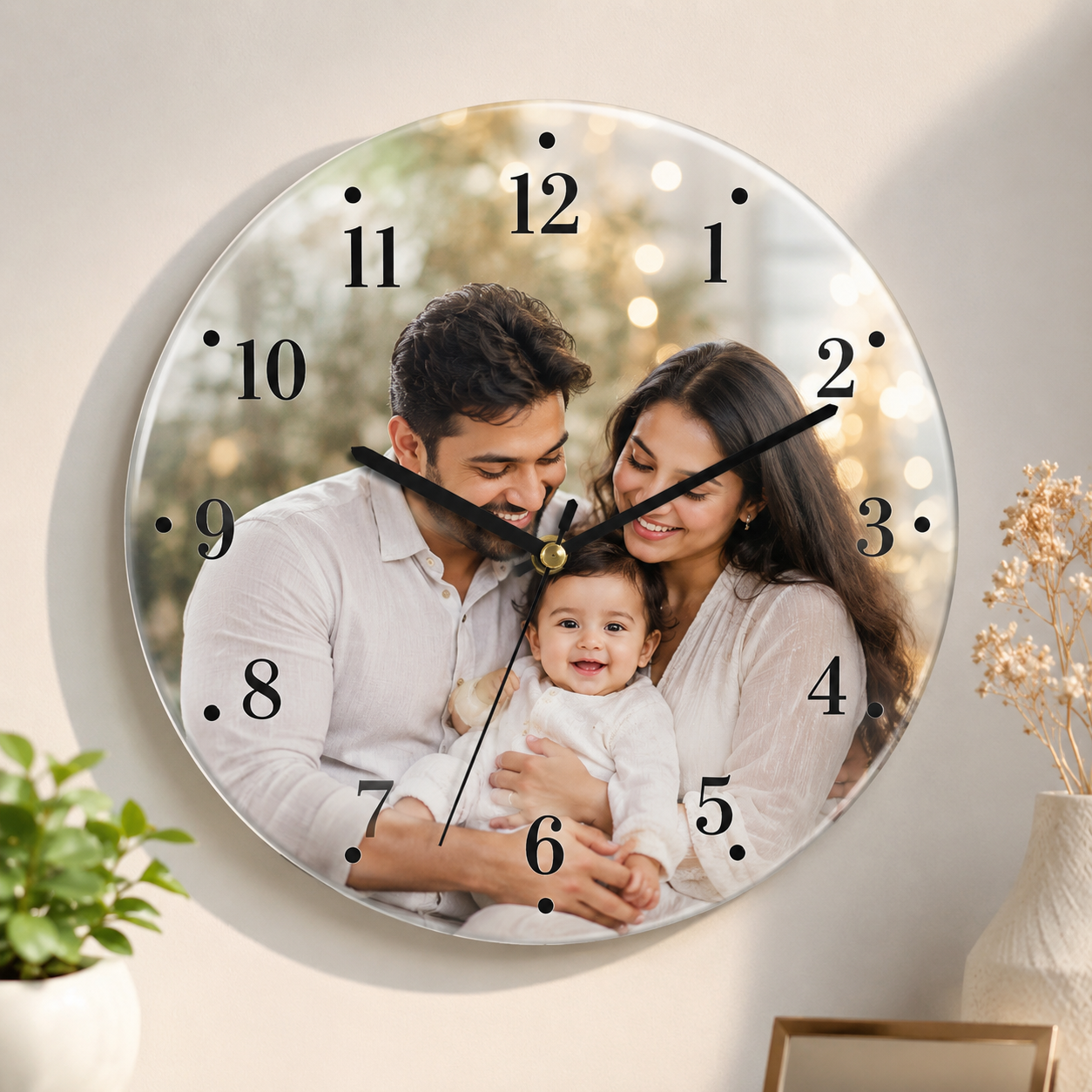 Personalized Photo Wall Clock