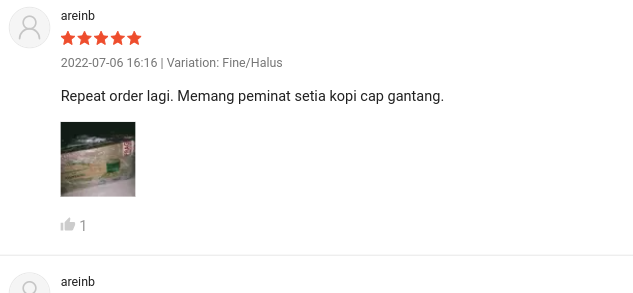 Kopi Cap Gantang 500 gram | Halus | Kasar | Kopi | Kopi Kedah | Borong sekotak | Kopi Kampung