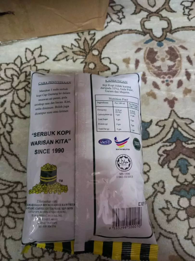 Kopi Cap Gantang 100 gram | Kopi | Kopi Kedah | Borong sekotak | Kopi Kampung