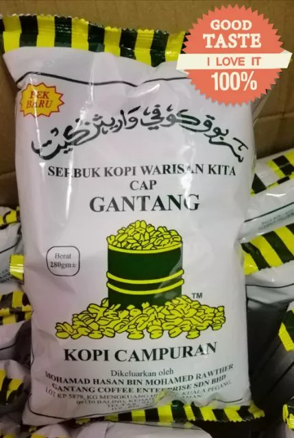 Kopi Cap Gantang 230 gram | Kopi | Kopi Kedah | Borong sekotak | Kopi Kampung