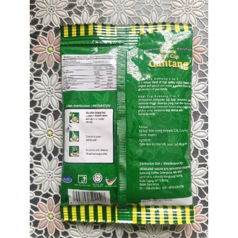 Kopi Gantang Uncang 2 in 1