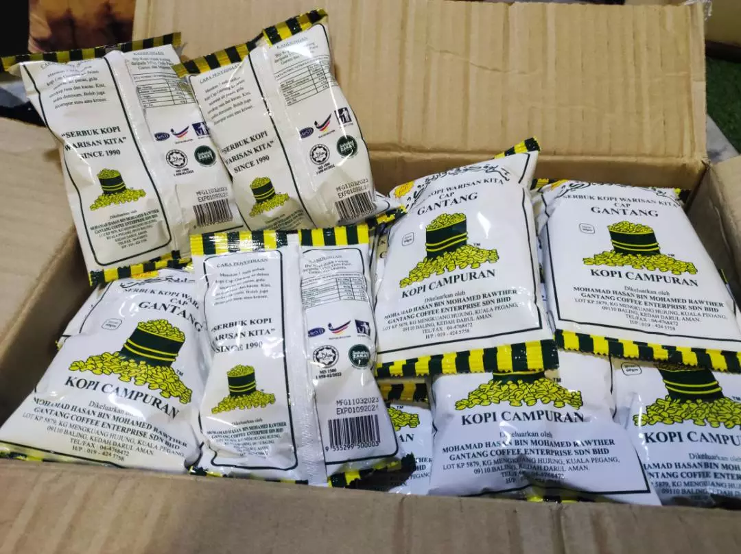 Kopi Cap Gantang 60 gram | Kopi | Kopi Kedah | Borong sekotak | Kopitiam