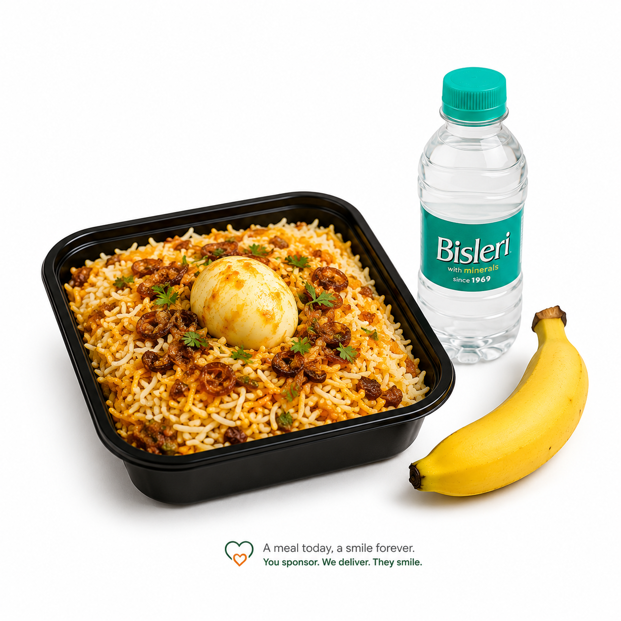 Egg Biryani Meal Box