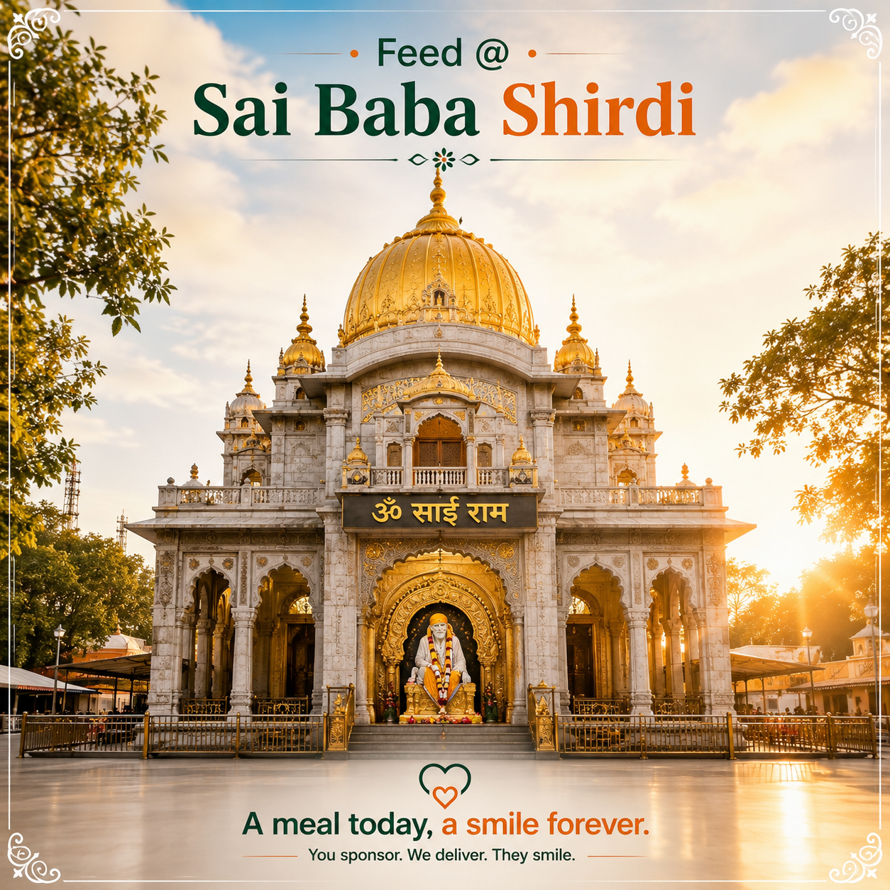 Feed @ Sai Baba Shirdi