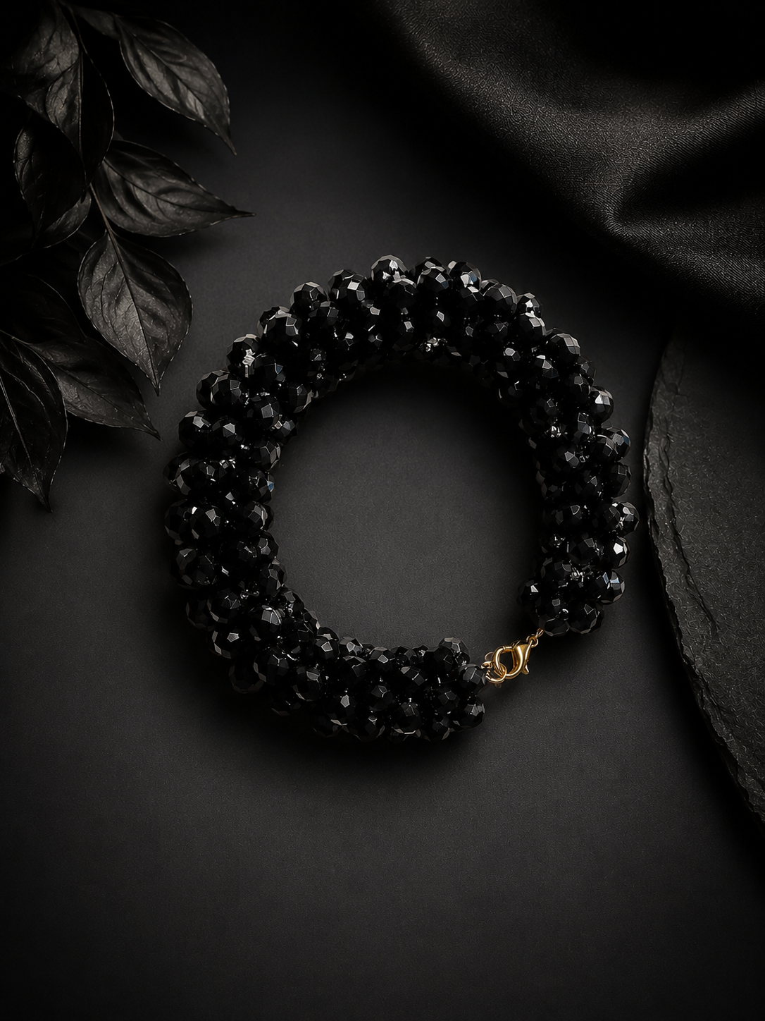 Midnight Noir Crystal Bracelet