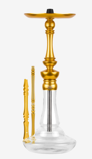Narguilé Sultan miid Glossy Dourado