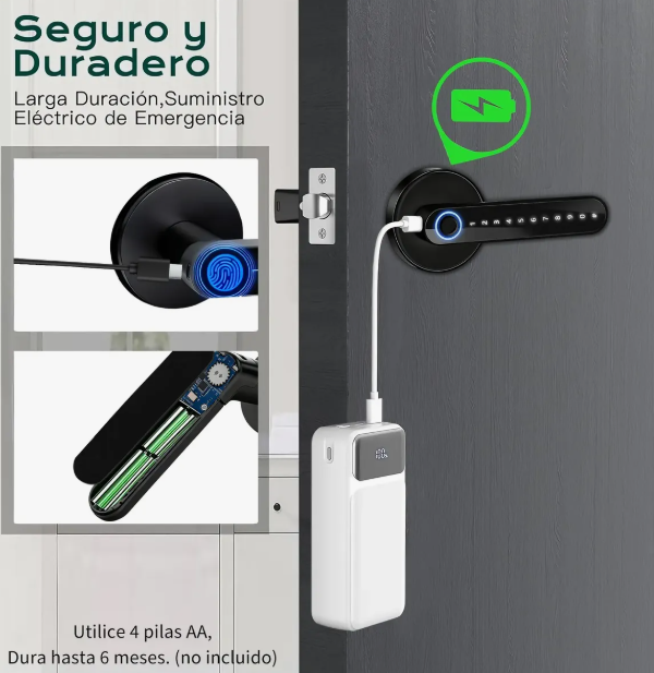 Cerradura Inteligente con Contraseña Temporal